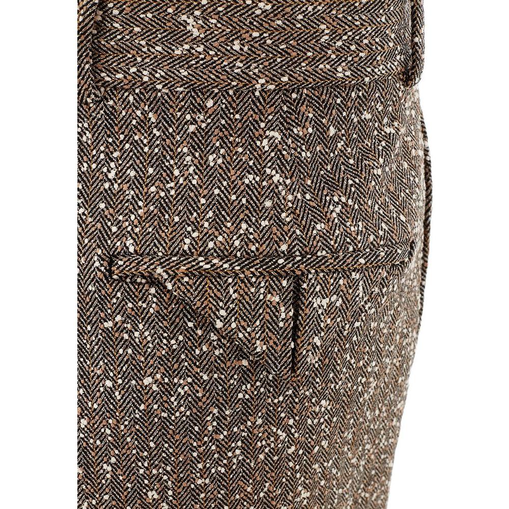 Bottega Veneta Multicolor Viscose Casual Pants