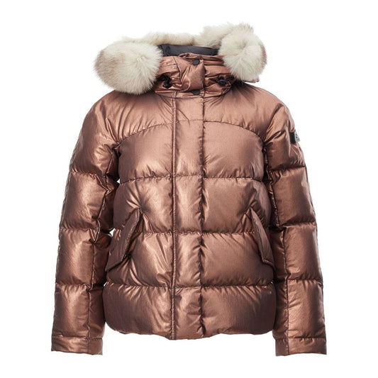 Peuterey Pink Polyester Jackets & Coat PE-1666675-IT40|S
