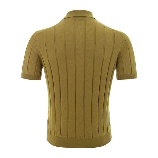 Gran Sasso Elegant Green Cotton T-Shirt for Men GR-4405674-IT50 | L