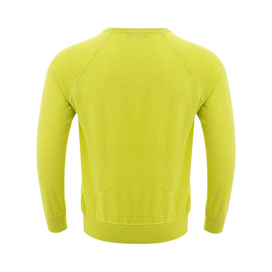 Gran Sasso Sunny Yellow Italian Cotton Sweater GR-4367669-IT50 | L