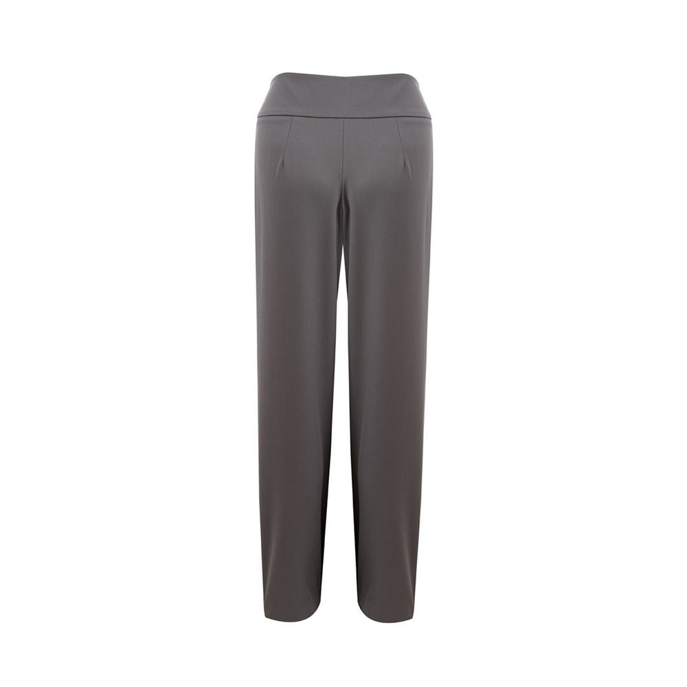 Lardini Gray Wool Casual Pants