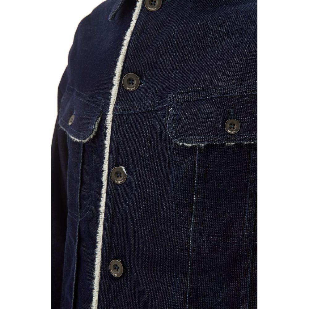 Lardini Blue Cotton Jackets & Coat