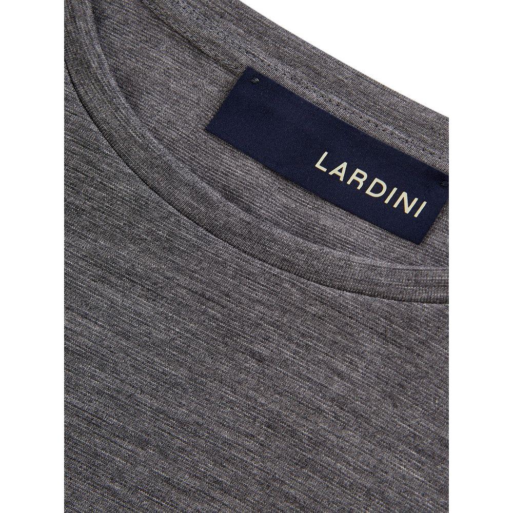 Lardini Elegant Gray Woolen Designer T-Shirt LA-1391662-XXL