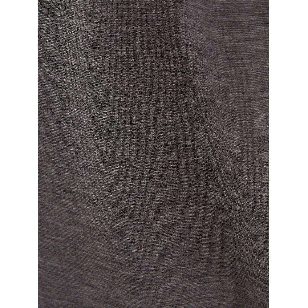 Lardini Elegant Gray Woolen Designer T-Shirt LA-1391662-XXL