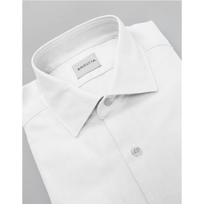 Bagutta White Cotton Men Shirt