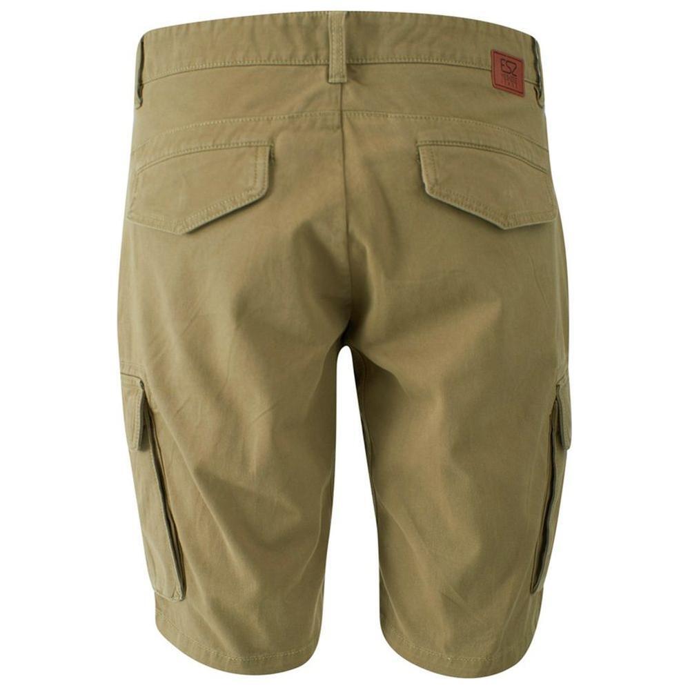 Yes Zee Green Cotton Short YE-15230-W30