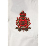 Dolce & Gabbana White Cotton Logo Collared Polo Men T-shirt TSH851966-46