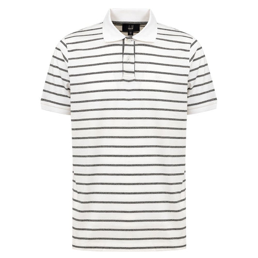 Dunhill White Cotton Polo Shirt DU-9056666-M