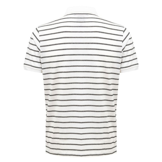 Dunhill White Cotton Polo Shirt DU-9056666-M