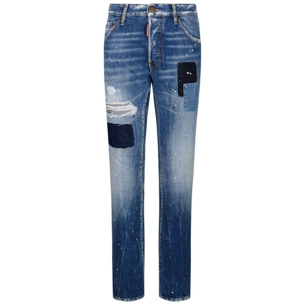 Dsquared² Blue Cotton Jeans Denim