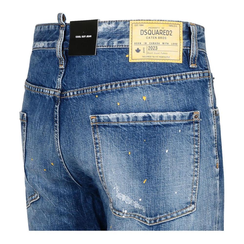 Dsquared² Blue Cotton Jeans Denim