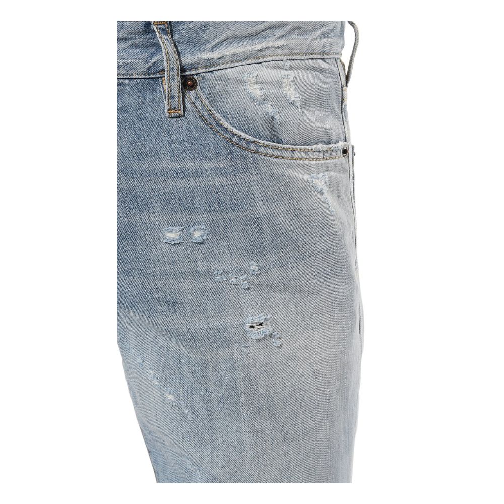 Dsquared² Blue Cotton Men Jeans