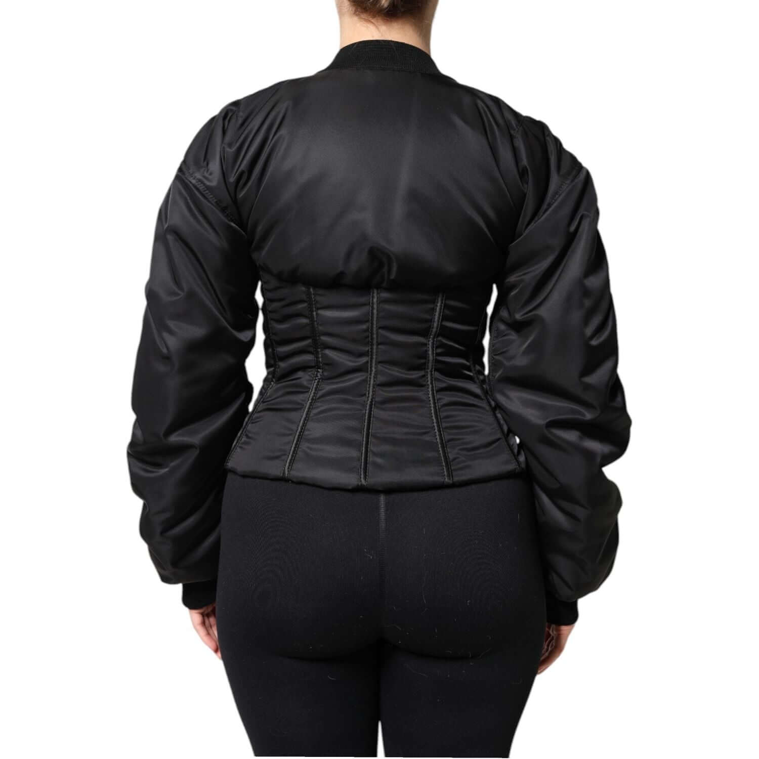 Front view with bag zipped and handles upright.