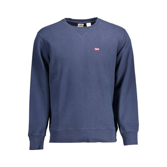 Levi's Blue Cotton Men Sweater LE-16120-XL