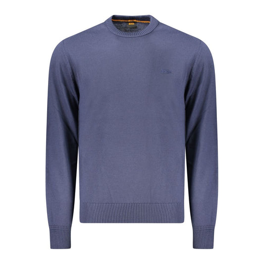 Hugo Boss Blue Wool Men Sweater BO-34554-M
