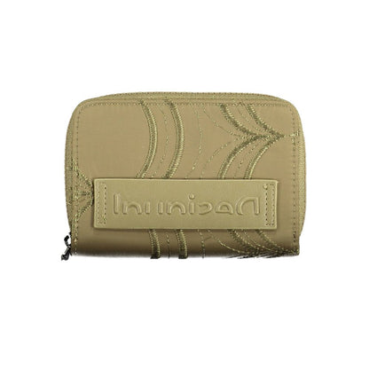 Desigual Green Polyester Wallet