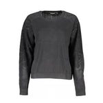 Desigual Black Cotton Sweater DE-29213-XS