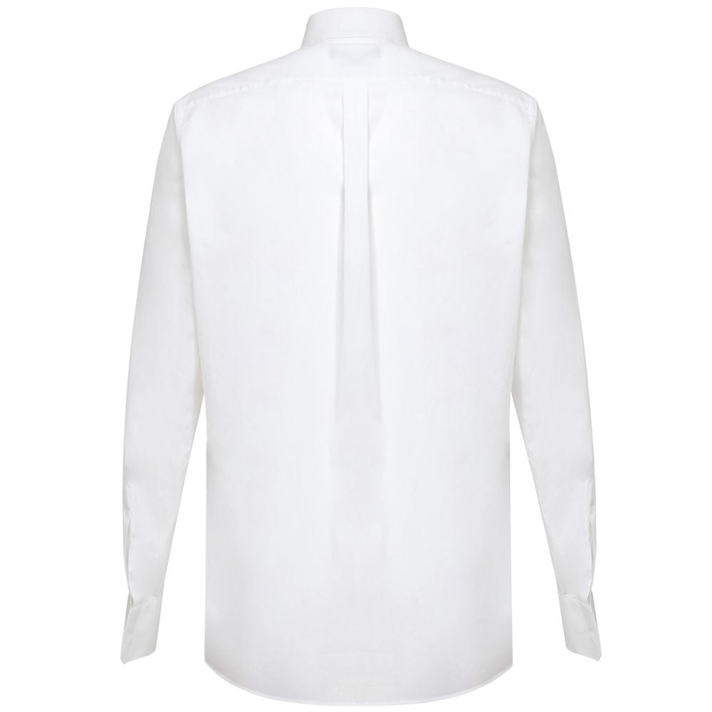 Dolce & Gabbana White Cotton Shirt DO-8790666-IT40 | M