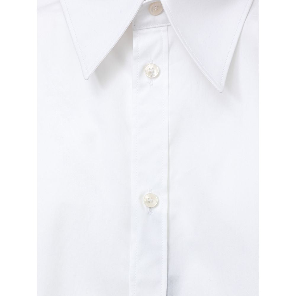Dolce & Gabbana White Cotton Shirt DO-8790666-IT40 | M