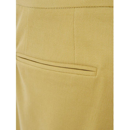 Lardini Gold Cotton Casual Pants