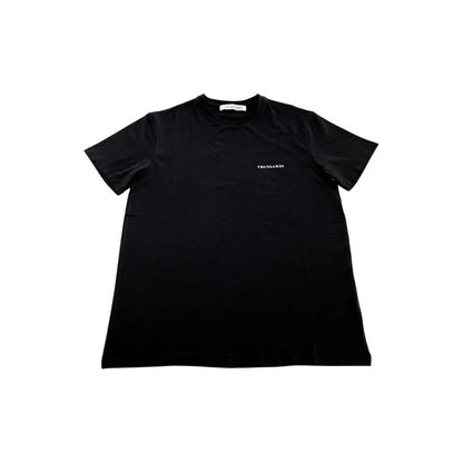 Trussardi Beachwear Black Cotton Men T-Shirt
