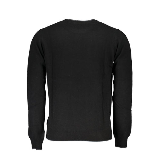 North Sails Black Polyamide Men Sweater NO-23348-XL