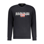 Napapijri Black Cotton Sweater NA-32155-XXL