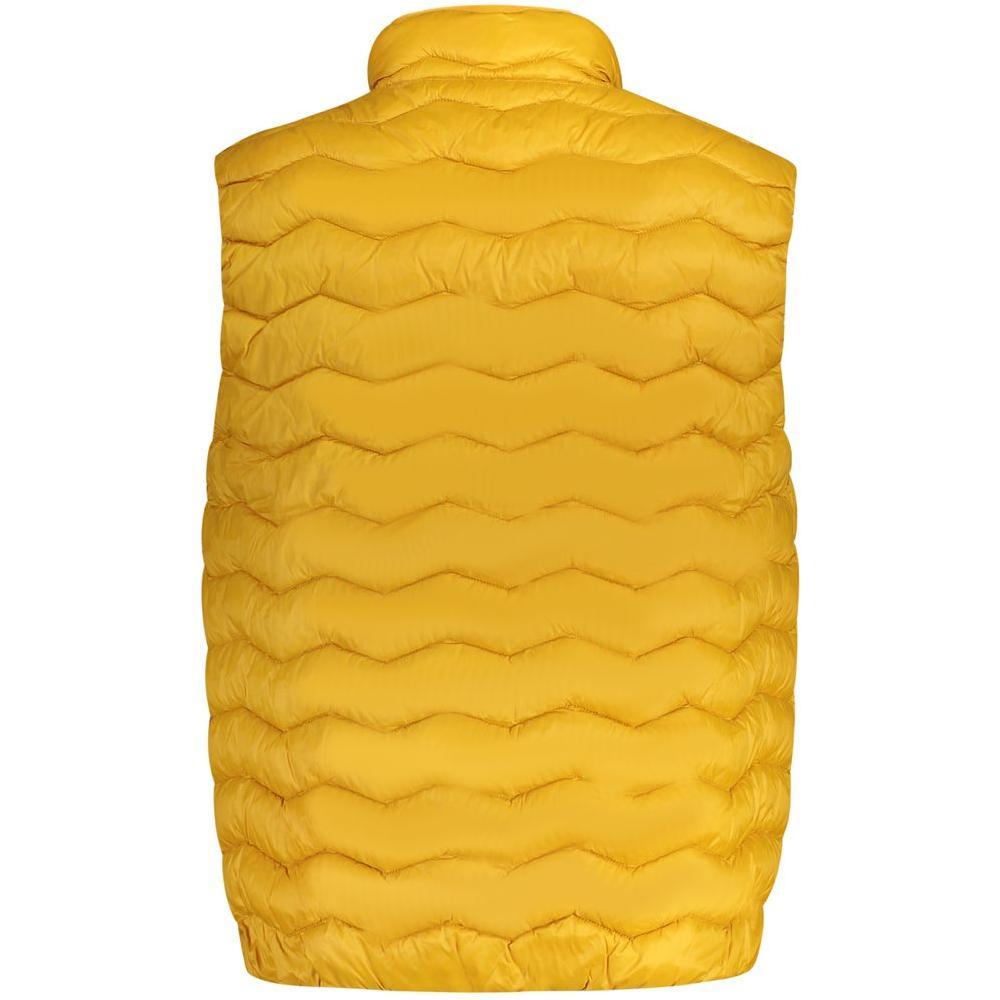 K-WAY Yellow Polyamide Men Jacket KW-34235-S