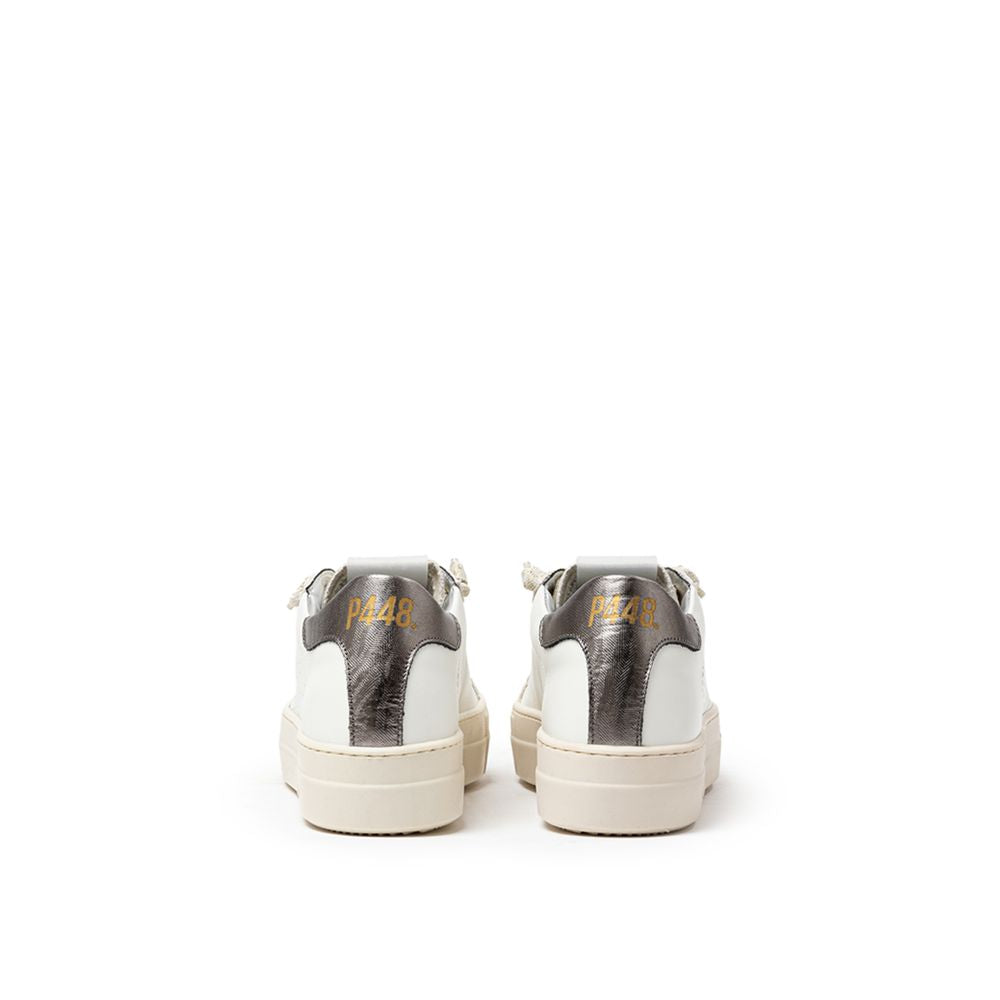 P448 White Leather Sneaker P-8012666-EU42/US12
