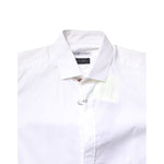 Daniele Alessandrini White Cotton Dress Formal Shirt TSH878537-38