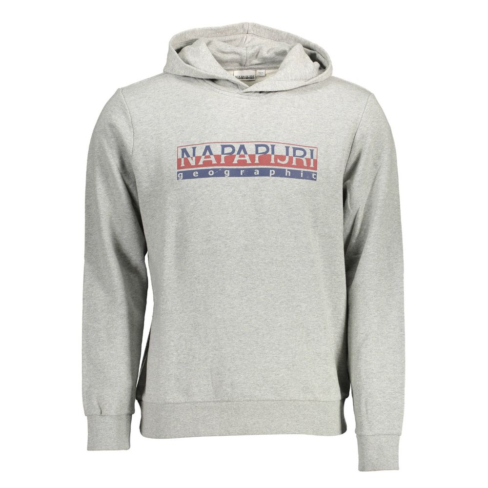 Napapijri Gray Cotton Sweatshirt