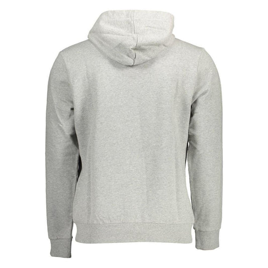 Napapijri Gray Cotton Men Sweater NA-11821-XL