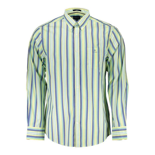 Gant Yellow Cotton Men Shirt GA-14147-S