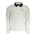 La Martina White Cotton Men Polo Shirt LA-17164-XL