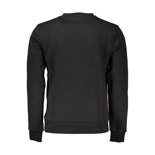 Cavalli Class Black Cotton Men Sweater CA-21285-M
