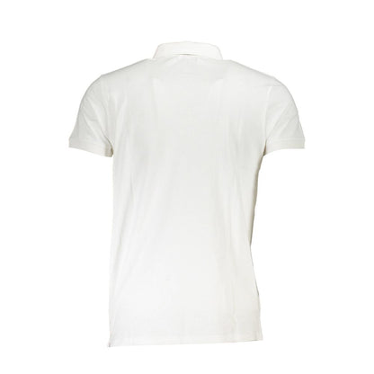 Cavalli Class Bianco Cotton Men Polo