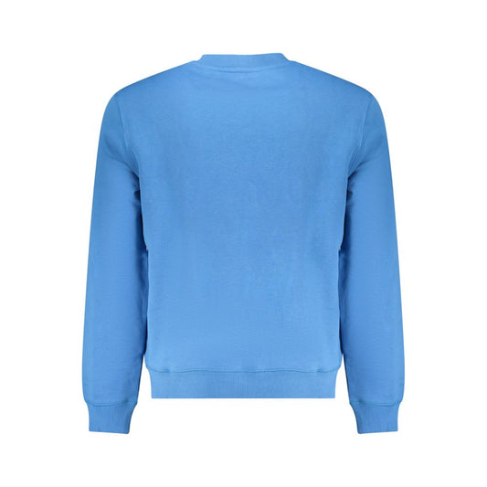 Napapijri Light Blue Cotton Men Sweater NA-32148-XXL