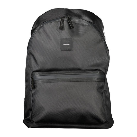 Calvin Klein Black Polyester Men Backpack CA-33644