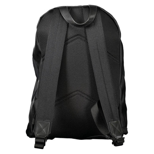 Calvin Klein Black Polyester Men Backpack CA-33644
