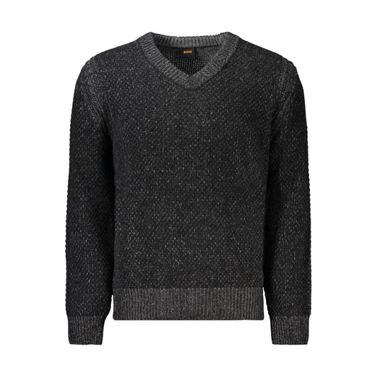 Hugo Boss Black Wool Men Sweater BO-34567-S