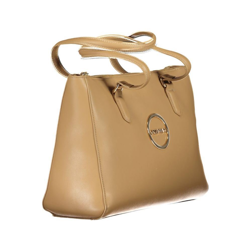 Front view with bag zipped and handles upright.