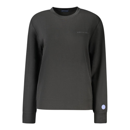 North Sails Black Polyester Women Sweater NO-35928-XS
