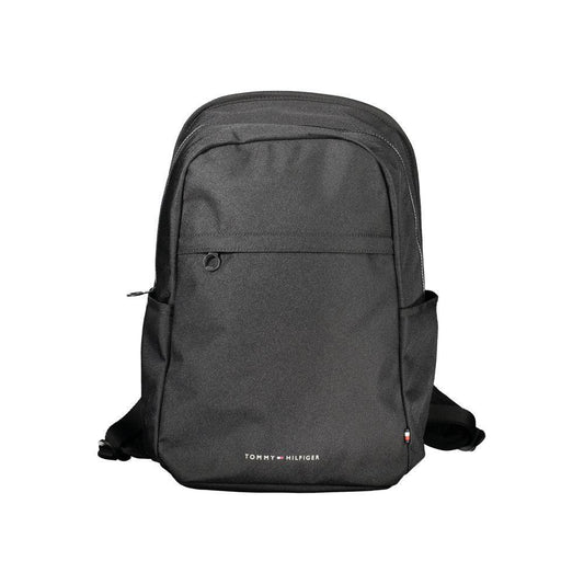 Tommy Hilfiger Black Polyester Backpack TO-32184