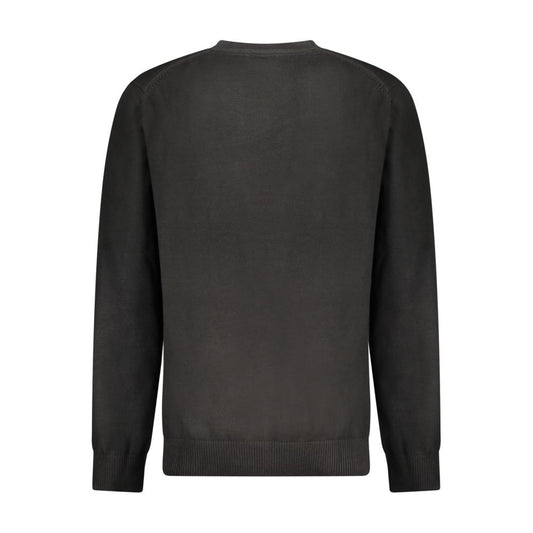 Calvin Klein Black Cotton Men Sweater CA-33812-XXL