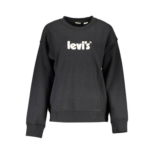Levi's Black Cotton Women Sweater LE-10489-XL