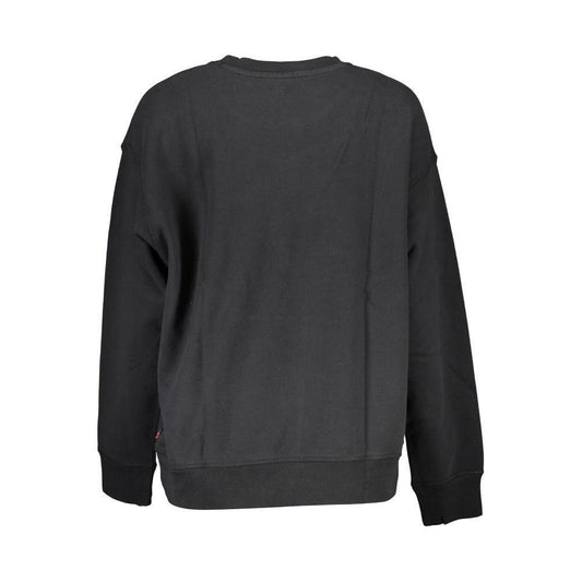 Levi's Black Cotton Women Sweater LE-10489-XL