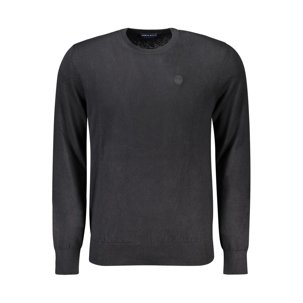 North Sails Black Cotton Men Sweater NO-32951-S