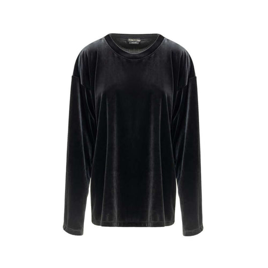 Tom Ford Black Synthetic Shirt TO-9241676-IT42|M