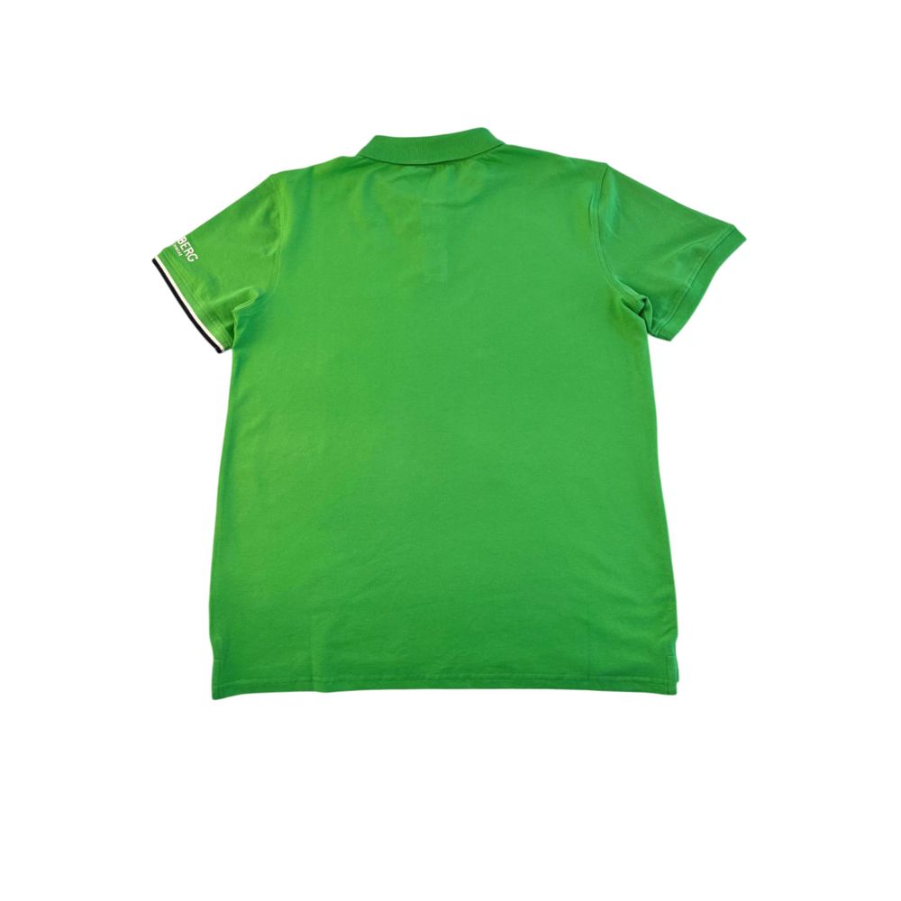 Iceberg Green Cotton Polo Shirt