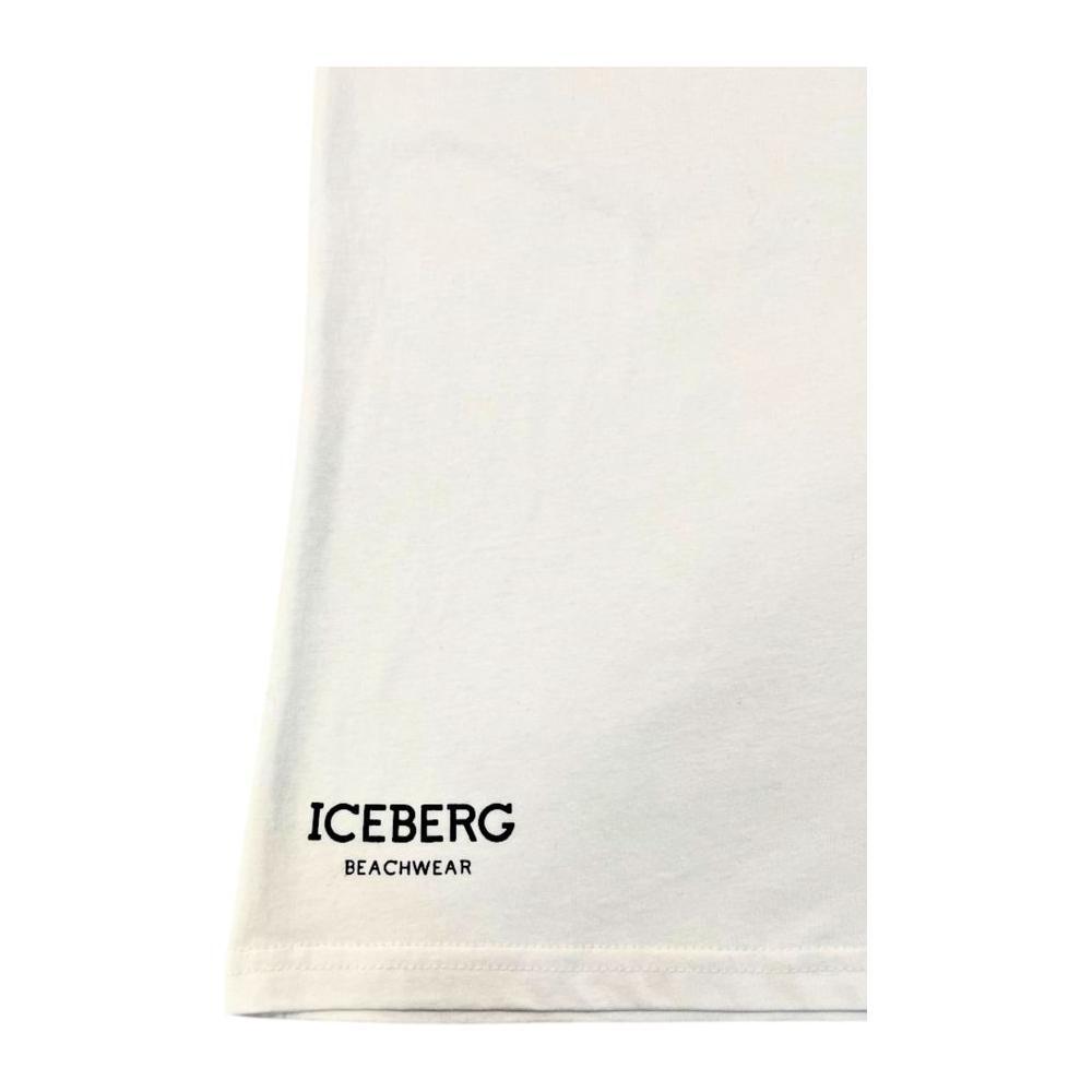 Iceberg White Cotton Men T-Shirt IC-24787-S